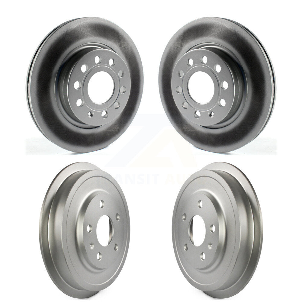 Disc Brake Rotors Drums Kit Front Rear For Volkswagen Jetta