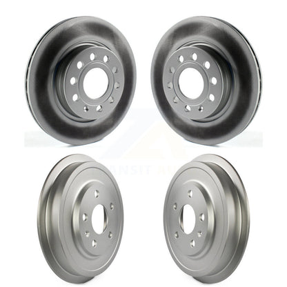 Disc Brake Rotors Drums Kit Front Rear For Volkswagen Jetta