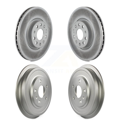 Disc Brake Rotors Drums Kit Front Rear For Volkswagen Jetta Beetle