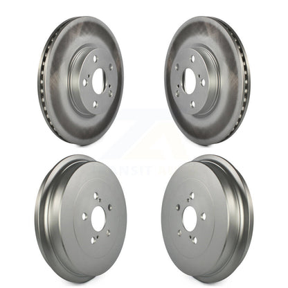 Disc Brake Rotors Drums Kit Front Rear For Toyota Corolla