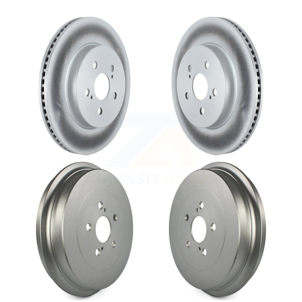 Disc Brake Rotors Drums Kit Front Rear For 2019 Toyota Corolla 2.0L