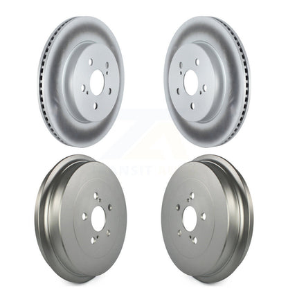 Disc Brake Rotors Drums Kit Front Rear For 2019 Toyota Corolla 2.0L