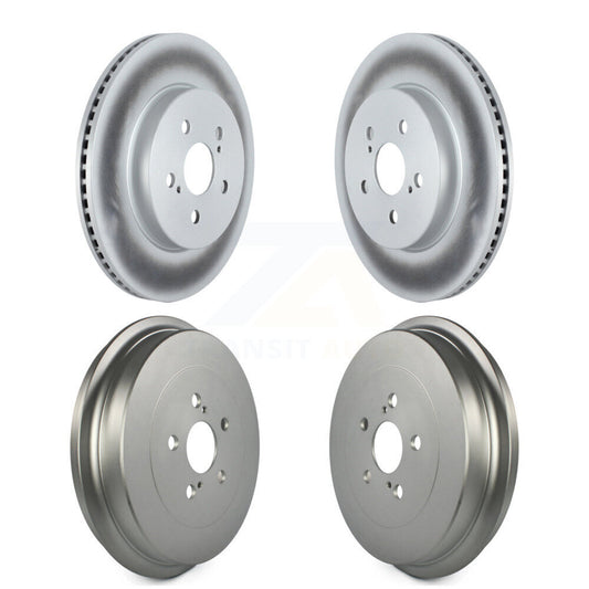 Disc Brake Rotors Drums Kit Front Rear For 2019 Toyota Corolla 2.0L