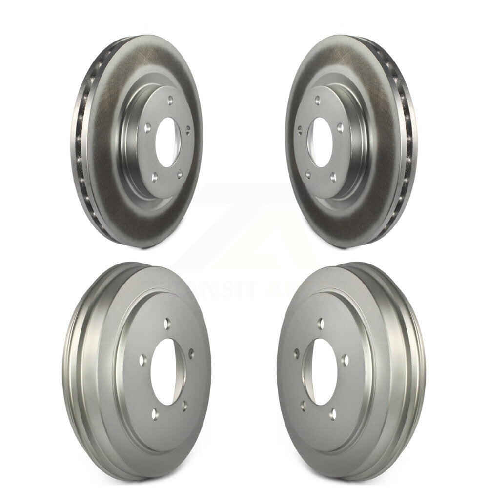 Brake Rotors Drum Front Rear Kit For Jeep Patriot Compass Dodge Caliber Chrysler