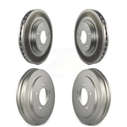 Brake Rotors Drum Front Rear Kit For Jeep Patriot Compass Dodge Caliber Chrysler