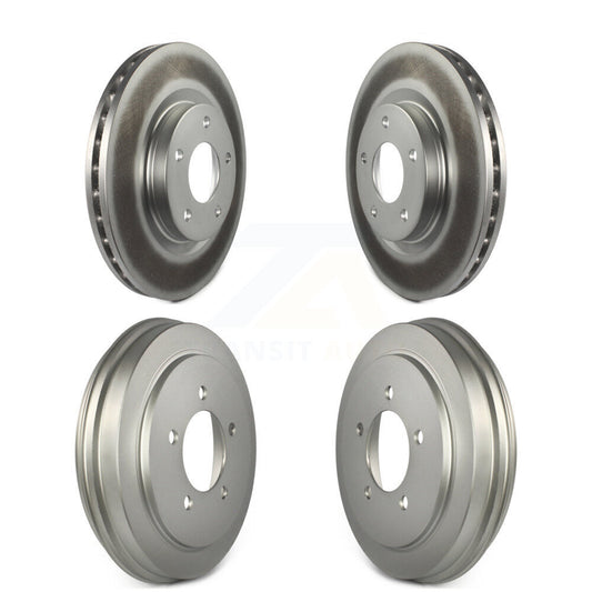 Brake Rotors Drum Front Rear Kit For Jeep Patriot Compass Dodge Caliber Chrysler