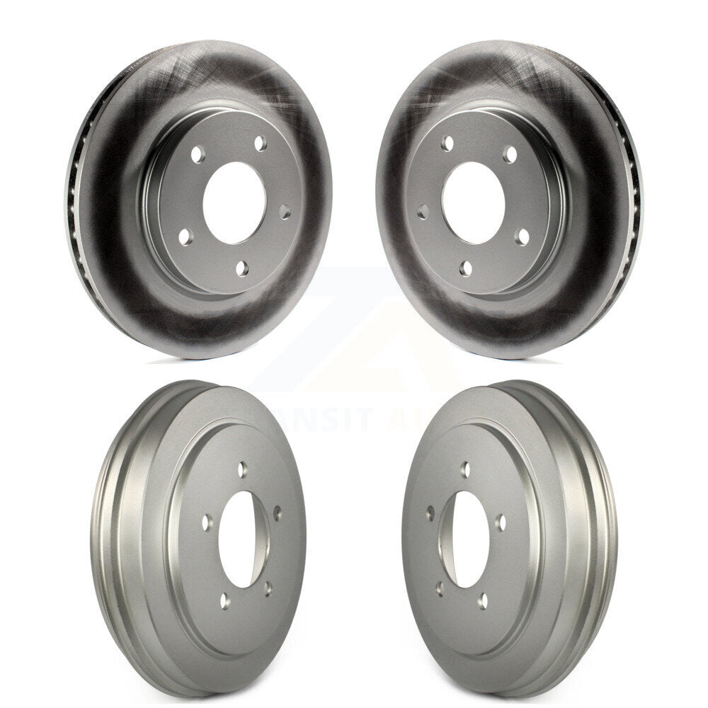 Disc Brake Rotors Drums Kit Front Rear For Dodge Caliber