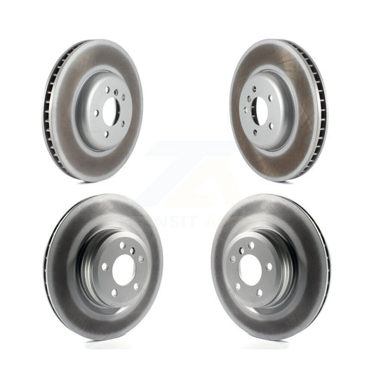 Coated Disc Brake Rotor And Hub Front Rear Kit For BMW 750i xDrive 750Li 550i GT