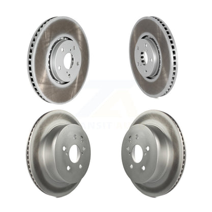 Coated Disc Brake Rotors Front Rear Kit For Lexus IS350 GS350 GS450h GS430 GS460