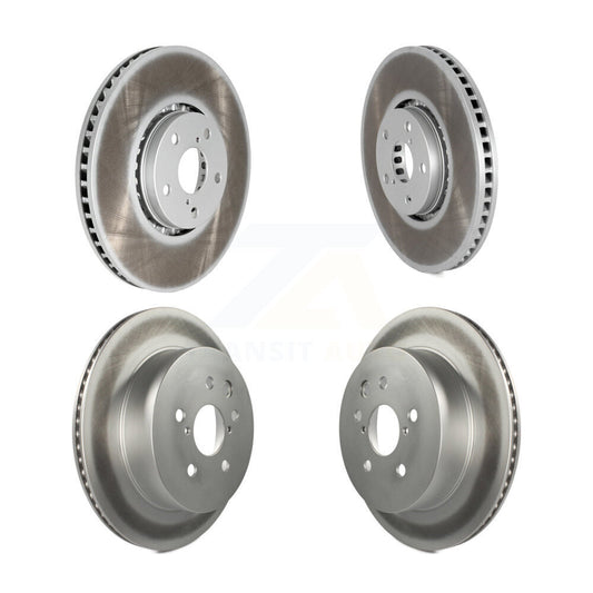 Coated Disc Brake Rotors Front Rear Kit For Lexus IS350 GS350 GS450h GS430 GS460