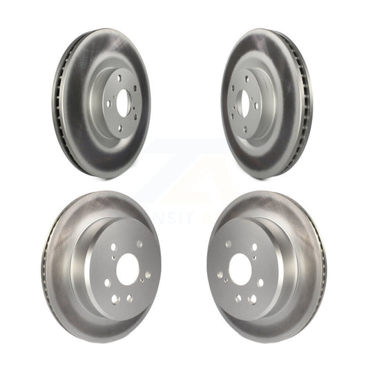 Coated Brake Rotor Front Rear Kit For Lexus IS300 IS350 GS350 RC350 RC300 IS200t