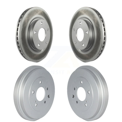 Disc Brake Rotors Drums Kit Front Rear For Nissan Sentra