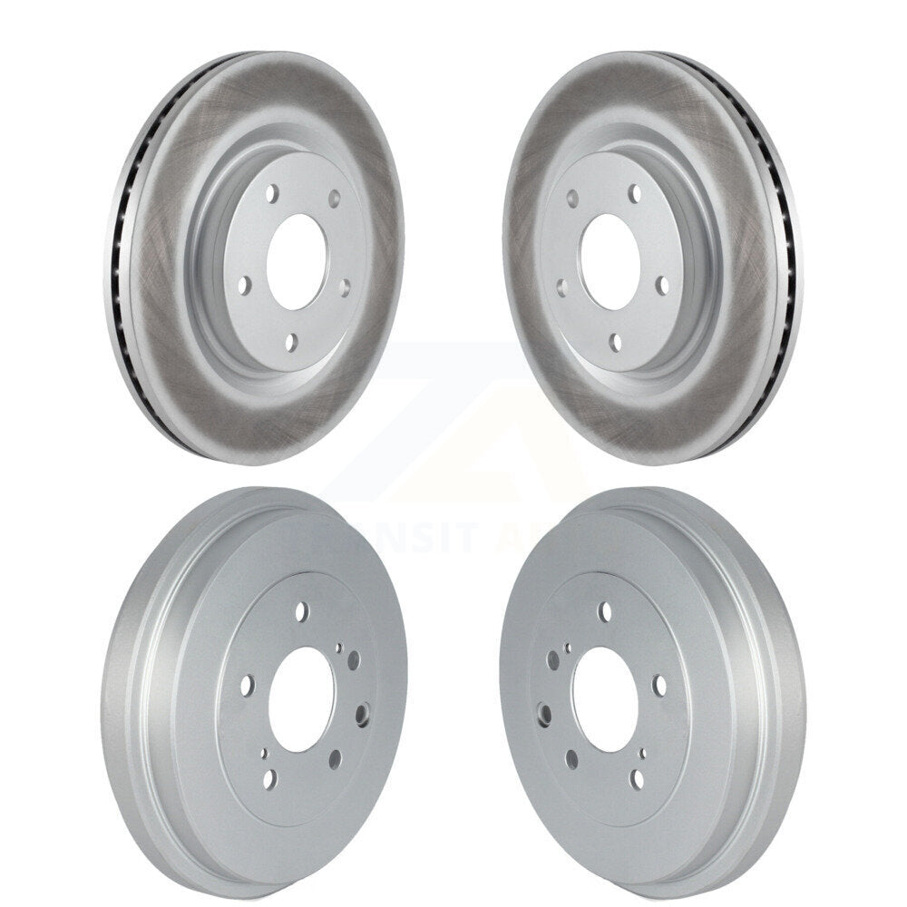 Disc Brake Rotors Drums Front Rear Kit For 2017-2019 Nissan Sentra Turbocharged