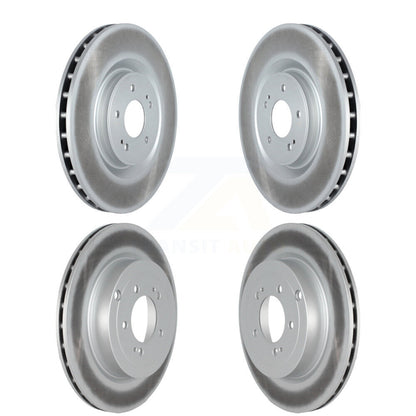 Coated Disc Brake Rotors Front Rear Kit For Mitsubishi Lancer