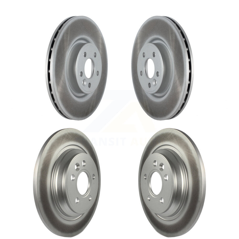 Coated Disc Brake Rotors Front Rear Kit For Volvo S60 V70
