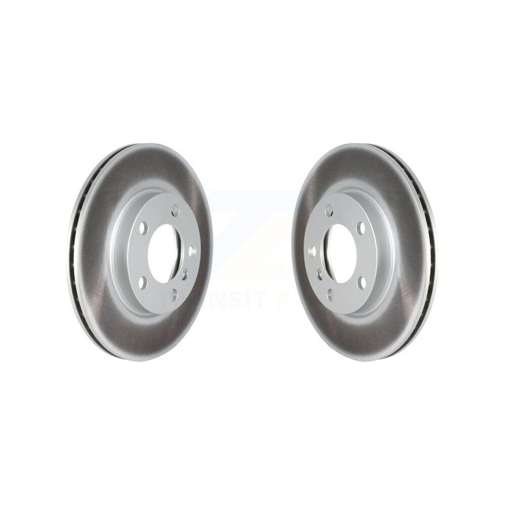 Coated Disc Brake Rotors Front Pair For Mini Cooper Countryman Paceman