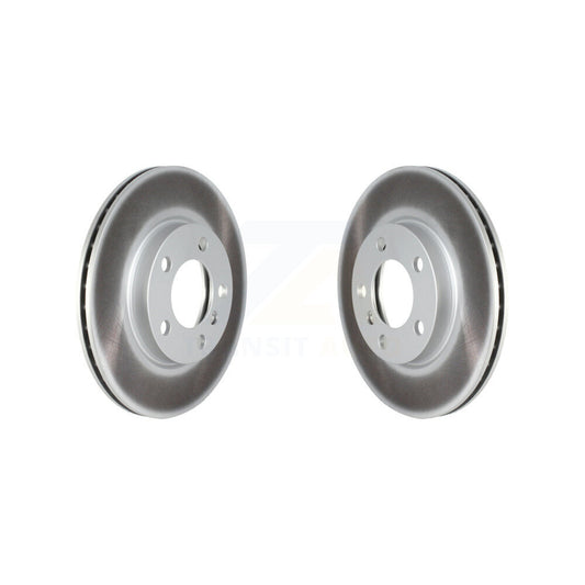 Coated Disc Brake Rotors Front Pair For Mini Cooper Countryman Paceman