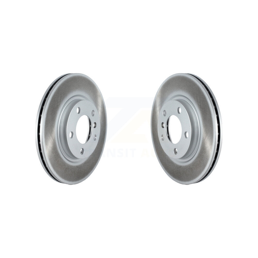Coated Disc Brake Rotors Front Pair For Mini Cooper Countryman Paceman
