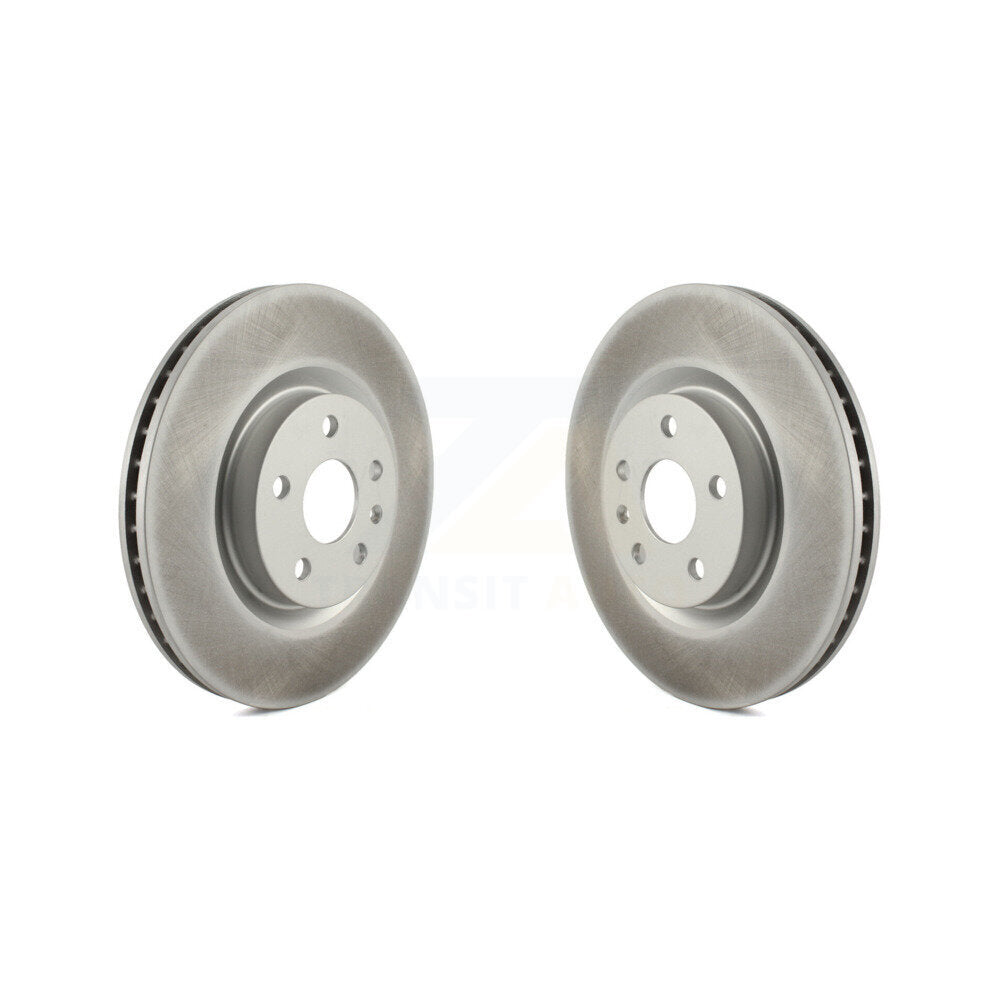 Coat Brake Rotors Front Pair For Cadillac CTS Chevrolet Corvette XTS Buick Regal
