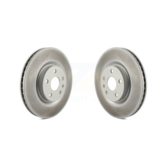 Coat Brake Rotors Front Pair For Cadillac CTS Chevrolet Corvette XTS Buick Regal