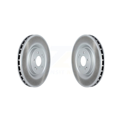 Coated Disc Brake Rotors Front Pair For Mitsubishi Lancer