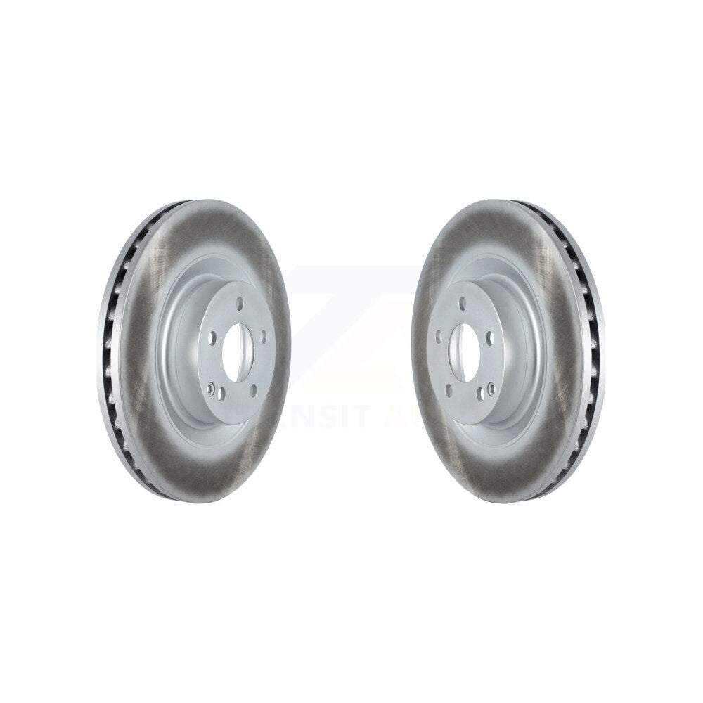 Coated Brake Rotors Front Pair For Mercedes-Benz S550 S450 SL550 CL550 S350 S400