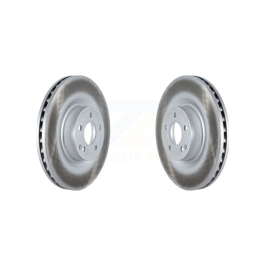 Coated Brake Rotors Front Pair For Mercedes-Benz S550 S450 SL550 CL550 S350 S400