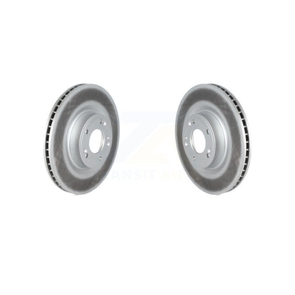 Coated Disc Brake Rotors Front Pair For 2009-2011 Hyundai Genesis 3.8L