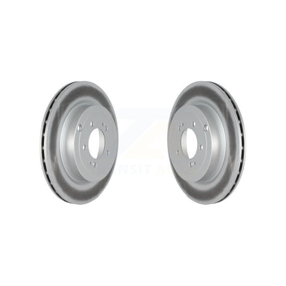 Coated Disc Brake Rotors Rear Pair For Mitsubishi Lancer