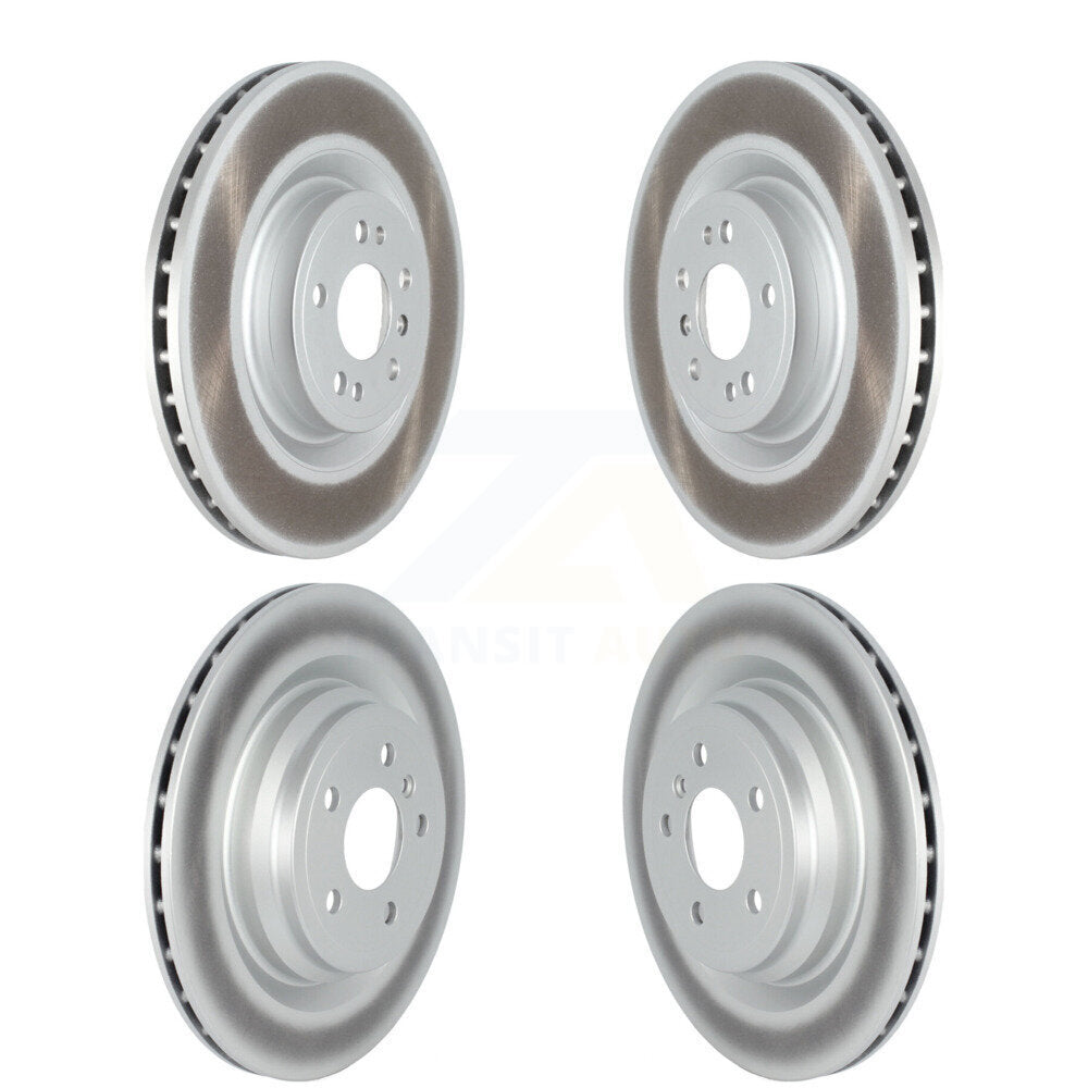 Coated Brake Rotor Front Rear Kit For Mercedes-Benz GLE400 Without Sport Package