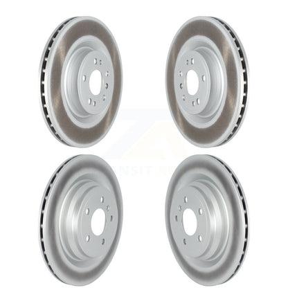 Coated Brake Rotor Front Rear Kit For Mercedes-Benz GLE400 Without Sport Package