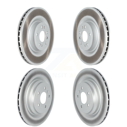 Coated Brake Rotor Front Rear Kit For Mercedes-Benz GLE400 Without Sport Package