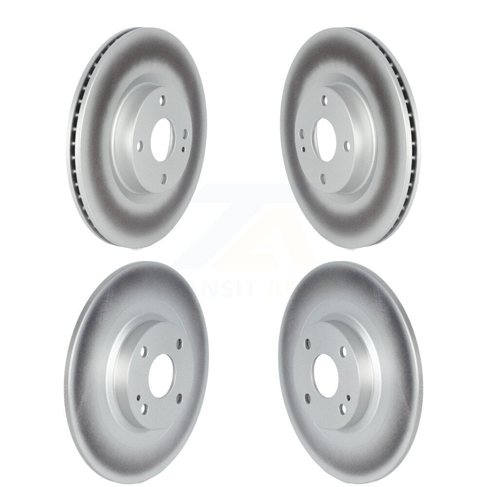 Coated Disc Brake Rotors Front Rear Kit For Mazda MX-5 Miata Fiat 124 Spider