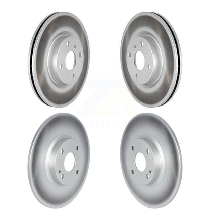 Coated Brake Rotors Front Rear Kit For 16-24 Mazda MX-5 Miata With Brembo Brakes