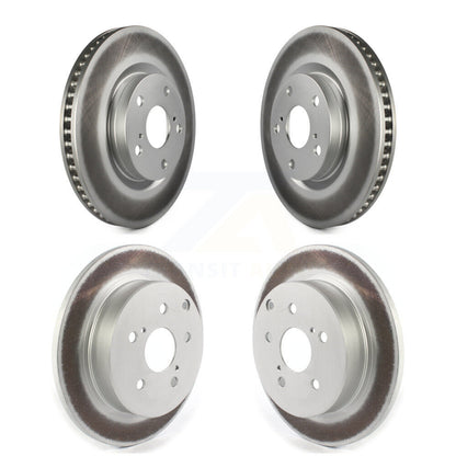 Coated Disc Brake Rotors Front Rear Kit For 2016-2020 Toyota Mirai