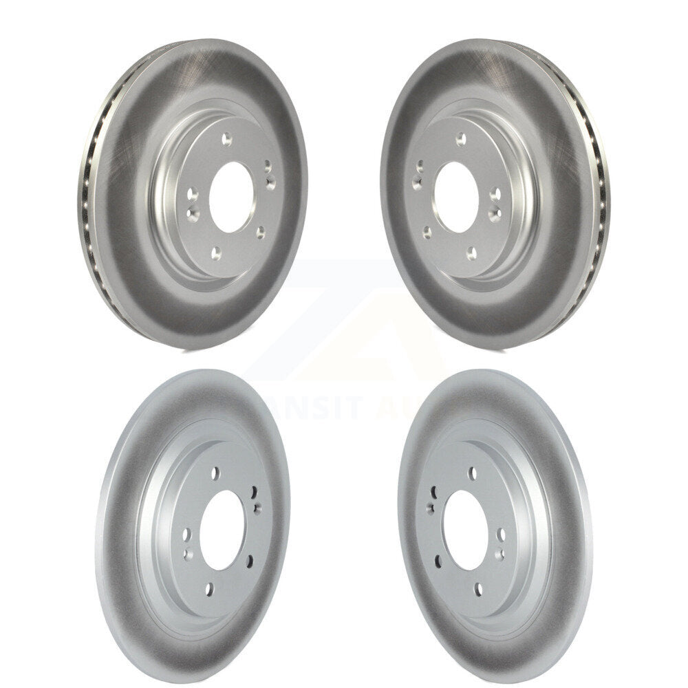 Coat Disc Brake Rotors Front Rear Kit For Hyundai Kona Electric Kia Soul EV Niro