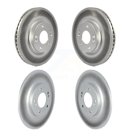 Coat Disc Brake Rotors Front Rear Kit For Hyundai Kona Electric Kia Soul EV Niro
