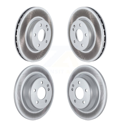 Coated Disc Brake Rotors Front Rear Kit For 2016-2023 Mercedes-Benz Metris