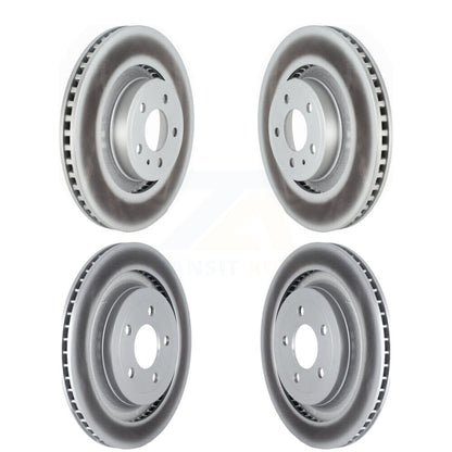 Coated Disc Brake Rotors Front Rear Kit For Ford Mustang