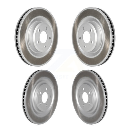 Coated Disc Brake Rotors Front Rear Kit For Ford Explorer Lincoln Aviator