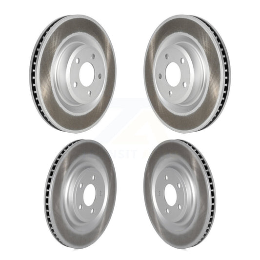 Coated Disc Brake Rotors Front Rear Kit For Ford Explorer Lincoln Aviator