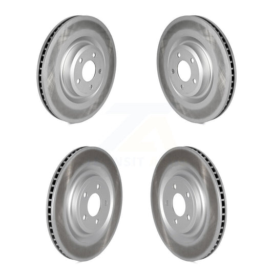 Coat Brake Rotor Front Rear Kit For Ford Explorer Lincoln Aviator Police Utility