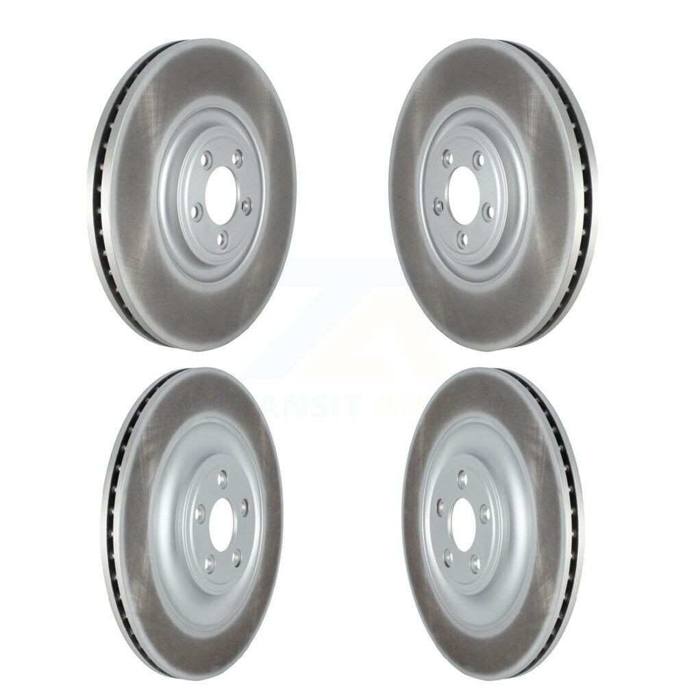 Coat Brake Rotors Front Rear Kit For Jaguar XF XJ XKR XFR XKR-S XFR-S XJR XJR575