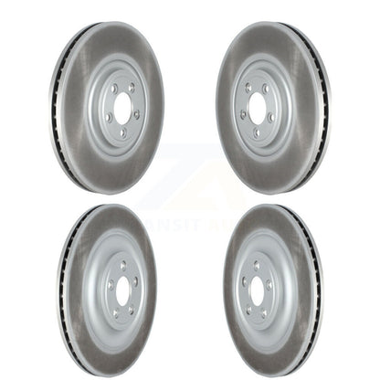 Coat Brake Rotors Front Rear Kit For Jaguar XF XJ XKR XFR XKR-S XFR-S XJR XJR575