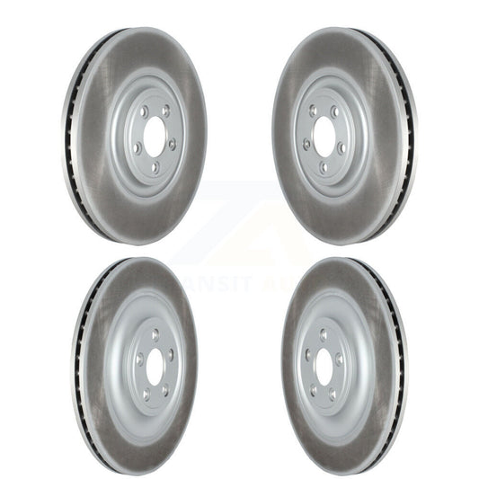 Coat Brake Rotors Front Rear Kit For Jaguar XF XJ XKR XFR XKR-S XFR-S XJR XJR575