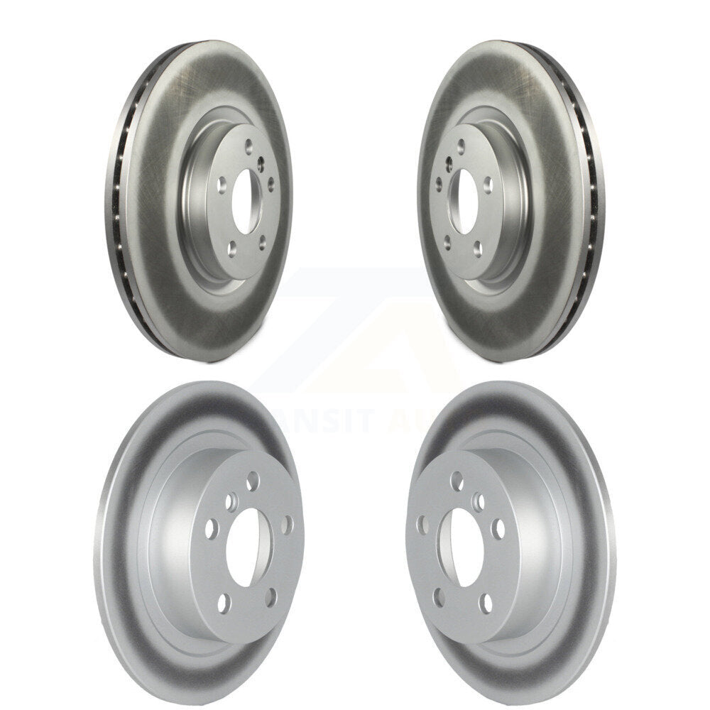 Coated Brake Rotors Front Rear Kit For 2017-2023 Mini Cooper Countryman S ALL4
