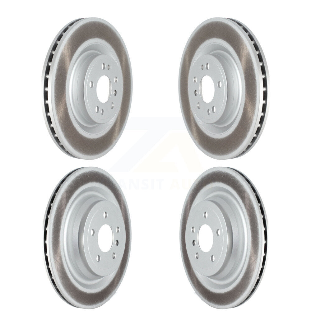 Coated Brake Rotors Front Rear Kit For Mercedes-Benz GL350 GLS450 GL450 GLS350d