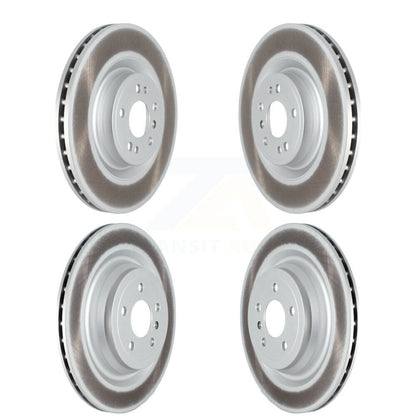 Coated Brake Rotors Front Rear Kit For Mercedes-Benz GL350 GLS450 GL450 GLS350d