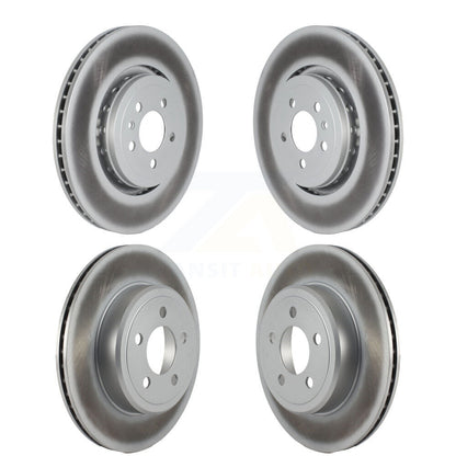 Coated Disc Brake Rotors Front Rear Kit For Dodge Charger