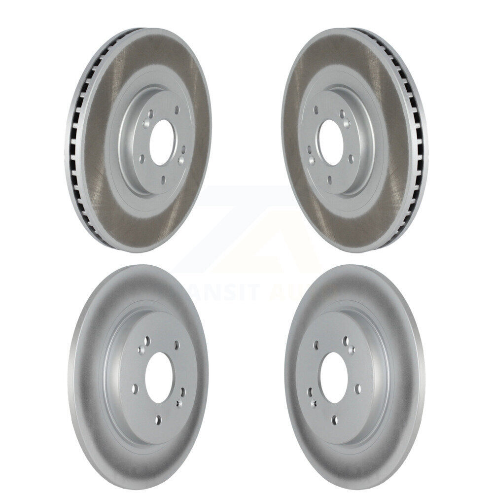 Coated Brake Rotors Front Rear Kit For 2020-2024 Hyundai Palisade Kia Telluride